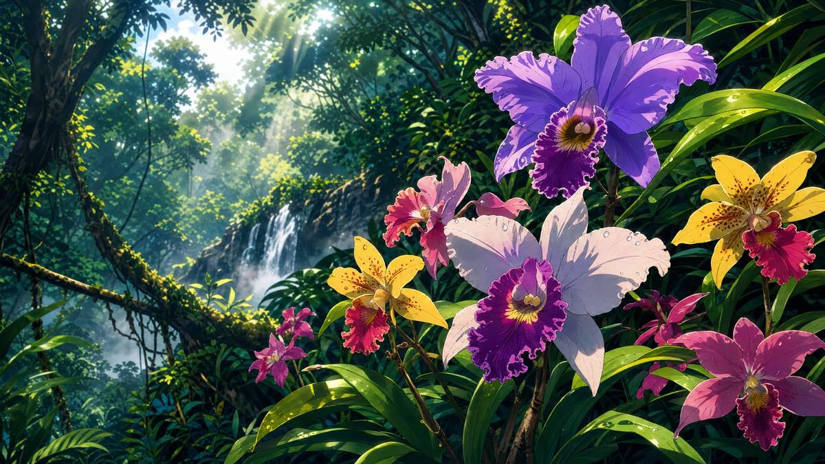 国产视频植物视频-热带兰花探秘